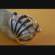 Design Ring Gothic Fledermaus Flügel  925 Silberring Silber 053