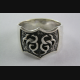 MASSIVER BANDRING CELTIC KELTEN GEFLOCHTEN 925 SILBER SILBERRING 385