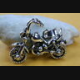 MOTORRAD CHOPPER BIKER SILBERANHÄNGER / 028