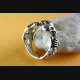 SKELLETT SKULL TOTENKOPF GOTHIC SILBERRING 925 SILBER 325