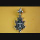 ROYAL FLEUR-DE-LYS LILIEN KREUZ ANHÄNGER 925 SILBERANHÄNGER 327