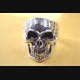BIKER TOTENKOPFRING SKULL JAPAN HERRENRING SILBERRING 925 SILBER 242