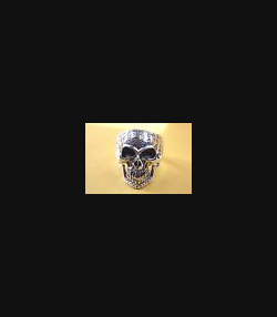 BIKER TOTENKOPFRING SKULL JAPAN HERRENRING SILBERRING 925 SILBER 242