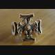FREIMAURER ADLER HERRENRING TOTENKOPFRING 925 SILBERRING 302