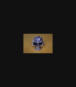HERRENRING TOTENKOPF SKULL BIKER CHOPPER SILBERRING 925 SILBER 196