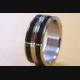 TRIBAL BIKER EDELSTAHL KEVLAR RING HERRENRING 268