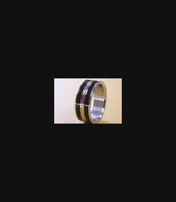 TRIBAL BIKER EDELSTAHL KEVLAR RING HERRENRING 268