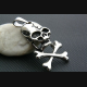 TOTENKOPF SKULL BIKER ANHÄNGER EDELSTAHL 243