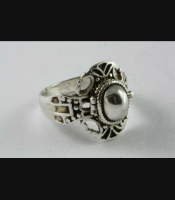 DESIGN FILIGRAN Ring zum Aufklappen SILBERRING 925 SILBER / 233
