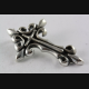 TEMPELRITTER KREUZ LILIEN ANHÄNGER 925 SILBER / 468