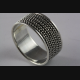 BANDRING CELTIC KELTEN GEFLOCHTEN BIKER 925 SILBER SILBERRING / 222