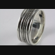BANDRING CELTIC KELTEN GEFLOCHTEN BIKER 925 SILBER SILBERRING / 164