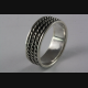 BANDRING CELTIC KELTEN GEFLOCHTEN BIKER 925 SILBER SILBERRING / 470