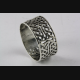 BANDRING CELTIC KELTEN GEFLOCHTEN BIKER 925 SILBER SILBERRING / 471