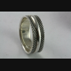 BANDRING CELTIC KELTEN GEFLOCHTEN BIKER 925 SILBER SILBERRING / 485