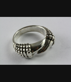 MASSIVER DRACHEN KRALLEN BIKER RING 925 SILBER SILBERRING / 040