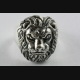 LÖWEN RING LÖWE LÖWENKOPF SILBERRING 925 ECHT SILBER / 146
