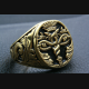 HERMESSTAB Aesculap HEROLD WAPPENRING GOLD PLATED VERGOLDET SIEGELRING 361