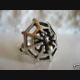 Gothic Spinnennetz Spinnen Ring  925 Silber 085
