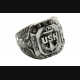 US-NAVY UNITED STATES US Lautlose Jäger  WAPPENRING 925 SILBER MILITARY / 251