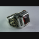 RASTA VIBRATION ORIENTAL BIKER RING SILBERRING 925 SILBER / 272