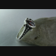 ZIRKONIA SILBER DAMEN RING GRANAT STEIN 925 ECHT SILBERRING 411