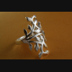 DESIGN KELTISCH GOTHIC RING SILBER 925 SILBERRING / 424
