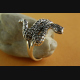 SCHLANGE SCHLANGENRING GOTHIC TRIBAL TATTOO SILBERRING 925 ECHT SILBER / 431
